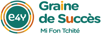 Logo du programme E4Y Bénin, Graine de Succès, Mi Fon Tchité